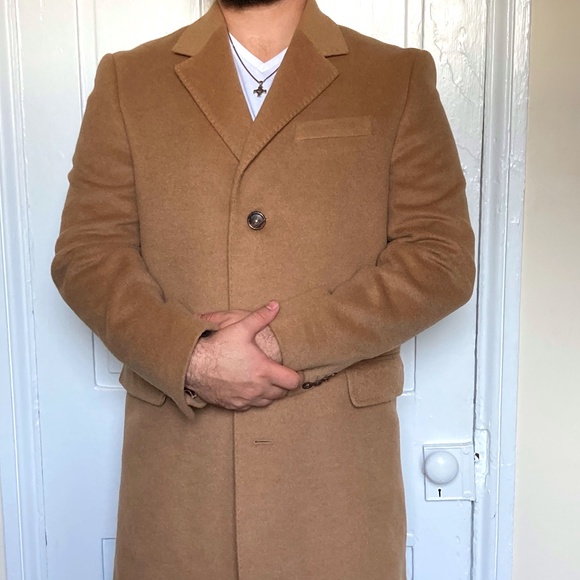 Exclusive Banana Republic Men's Camel Hair Topcoat